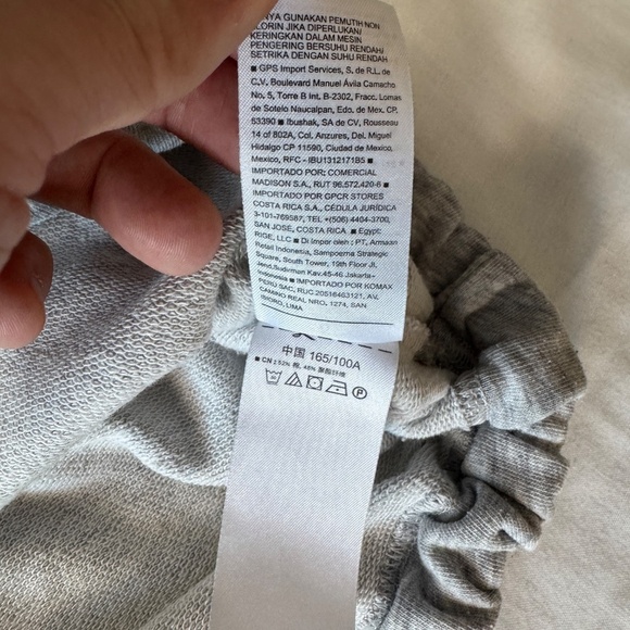 Old Navy Women's Long Sleeve Split Back Sweatshirt Tie Hem Gray Size Large - Picture 8 of 14